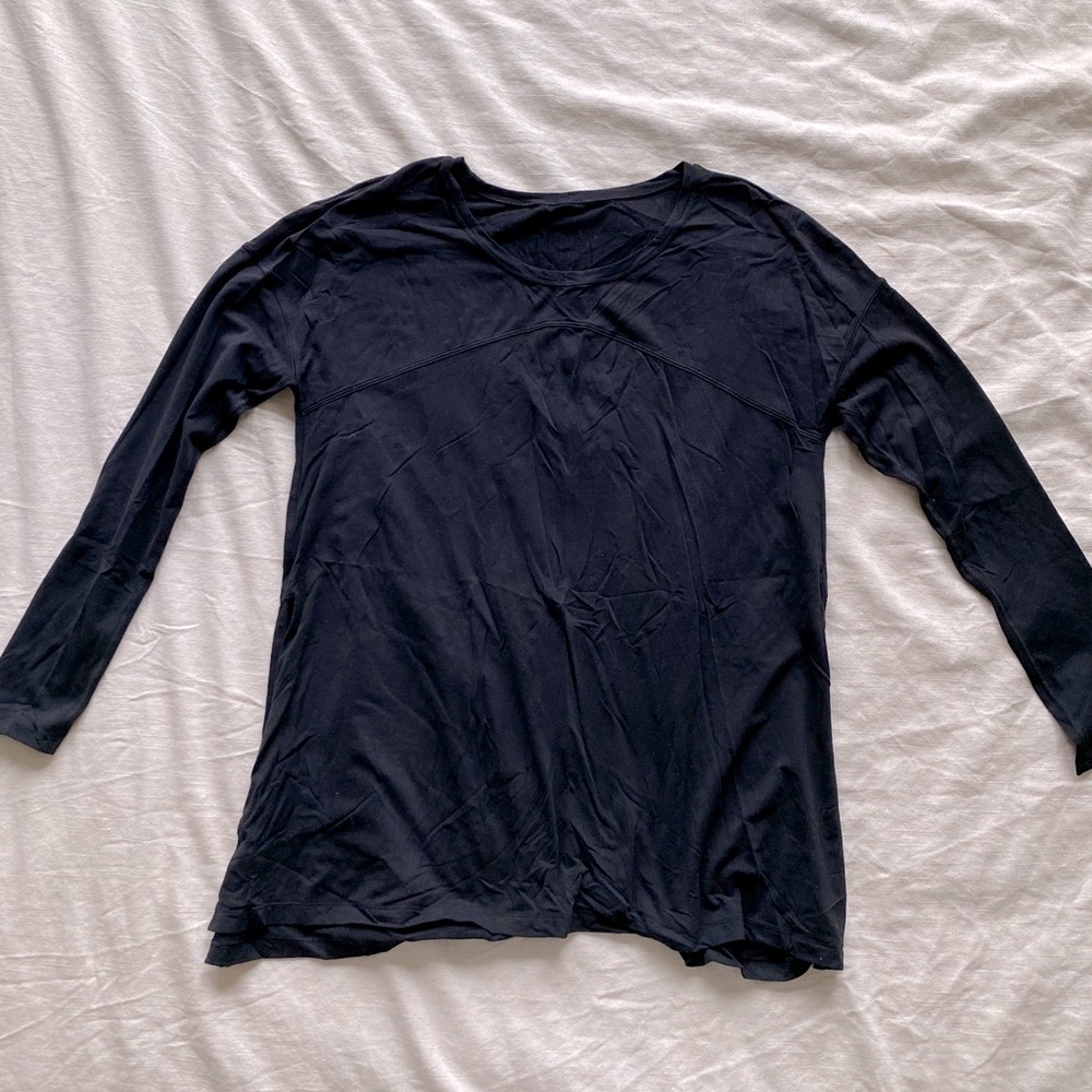 lululemon 3/4 length sleeve shirt